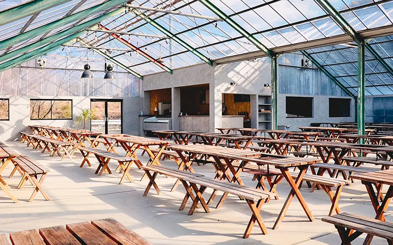 BBQハウス 屋内席